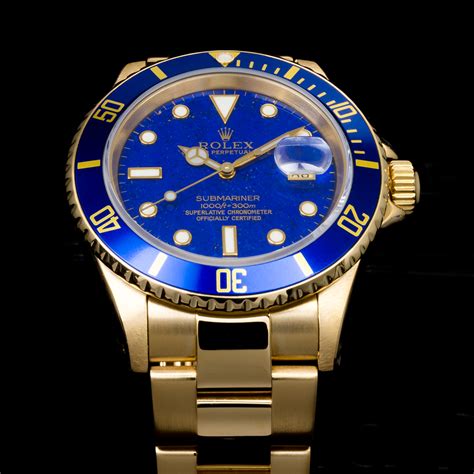 rolex submariner blu acciaio e oro jubilee|rolex submariner yellow gold.